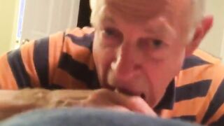 Daddy's Cock Sucking Adventure - Amateur Blowjob