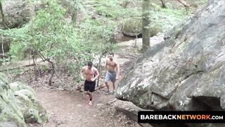 Cash Lockhart and Kyle Steele took a detour while hiking for some cock-sucking and as