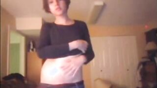 Crossdressing Twink on Webcam